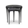 Shayla Nesting End Table - Warm Grey Marble
