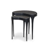 Shayla Nesting End Table - Warm Grey Marble