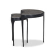 Shayla Nesting End Table - Warm Grey Marble