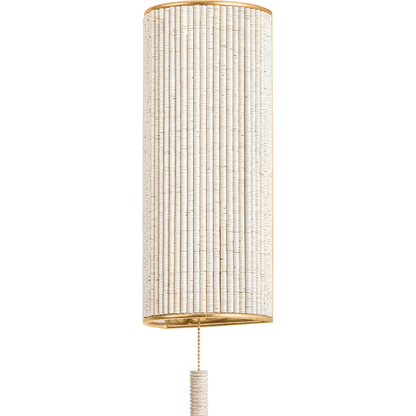 Hudson Valley Lighting Hampden 1 Light 5.75 inch Vintage Gold Leaf Wall Sconce Wall Light