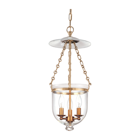Hudson Valley Lighting Hampton 3 Light Pendant Ceiling Light