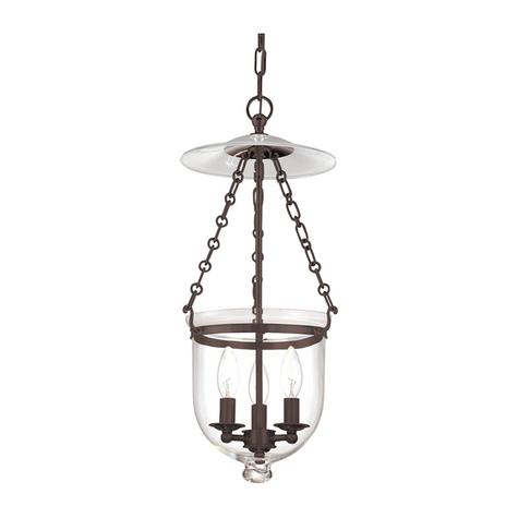 Hudson Valley Lighting Hampton 3 Light Pendant Ceiling Light