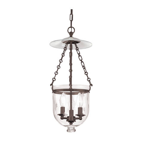Hudson Valley Lighting Hampton 3 Light 10.25 inch Pendant Ceiling Light