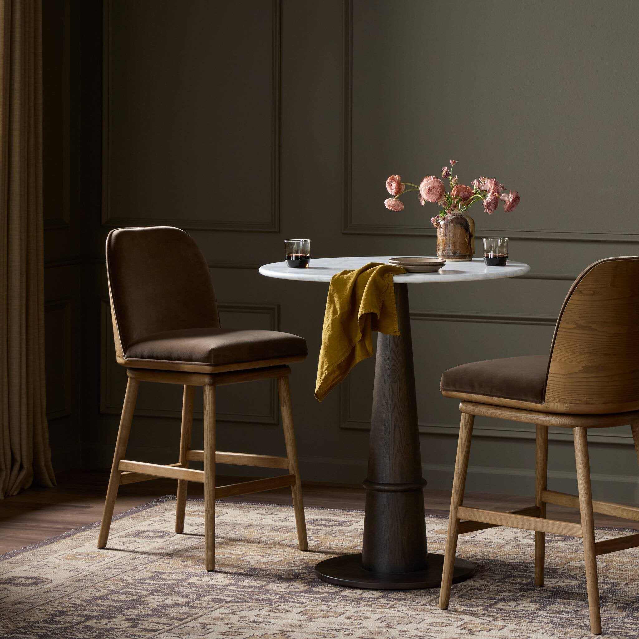 Four Hands Camden Swivel Counter Stool
