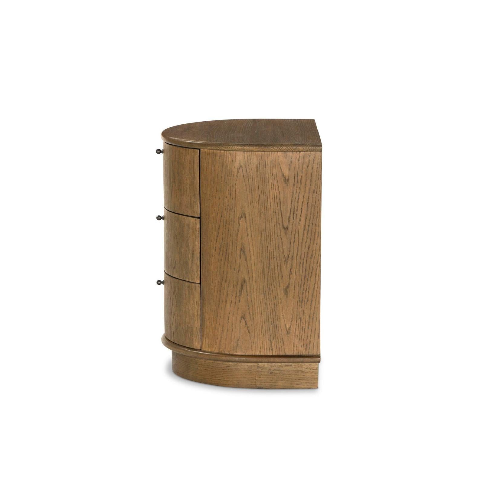 Zoe Nightstand - Warm Natural Oak