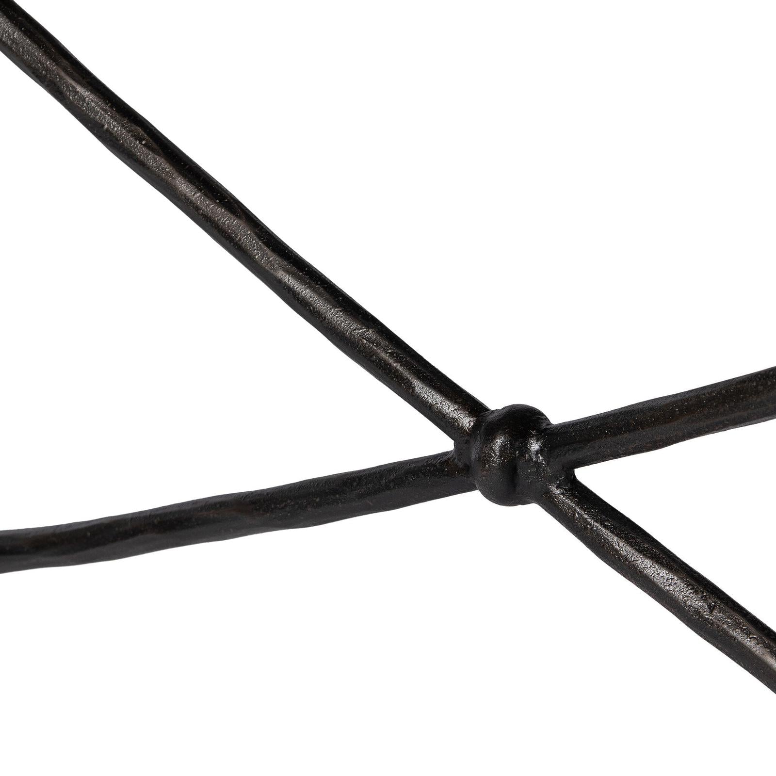 Jade Console Table - Textured Bronze