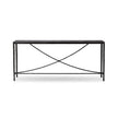 Jade Console Table - Textured Bronze