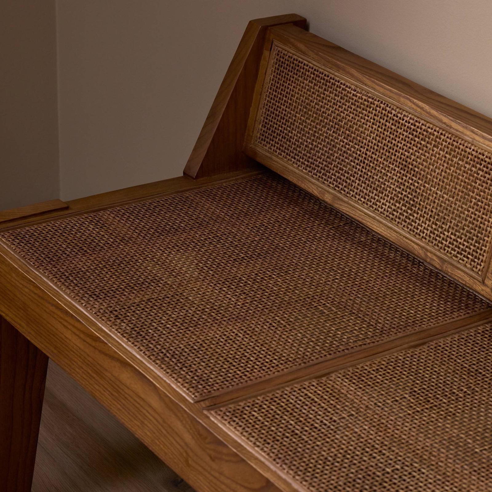 Lutz Accent Bench - Toasted Sungkai