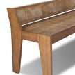 Lutz Accent Bench - Toasted Sungkai