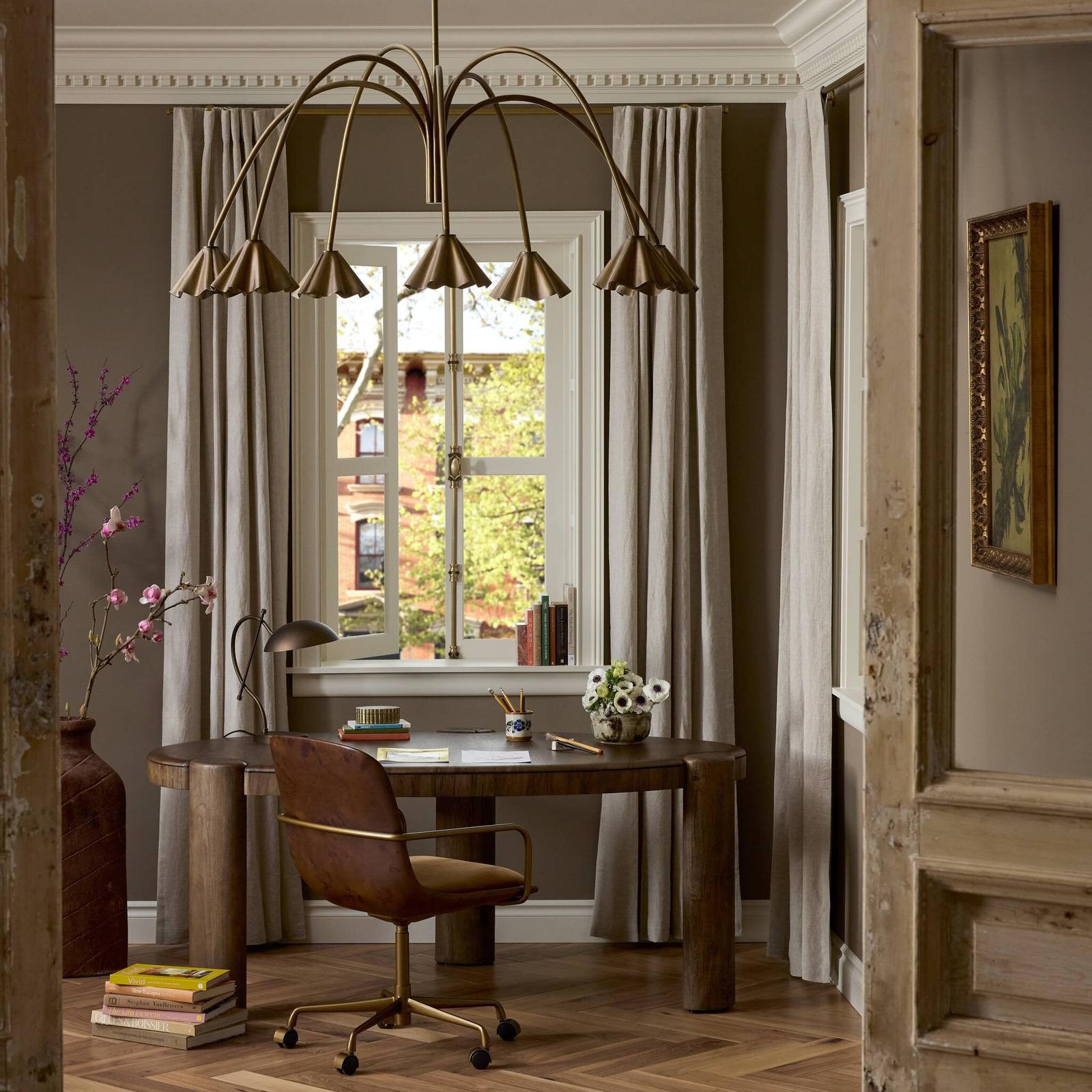 Amabella Chandelier - Aged Antique Brass Iron