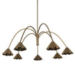 Amabella Chandelier - Aged Antique Brass Iron