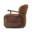Plath Swivel Chair - Ochre Shearling
