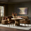 Clemence Dining Banquette L-Shape - Crypton Nomad Mushroom