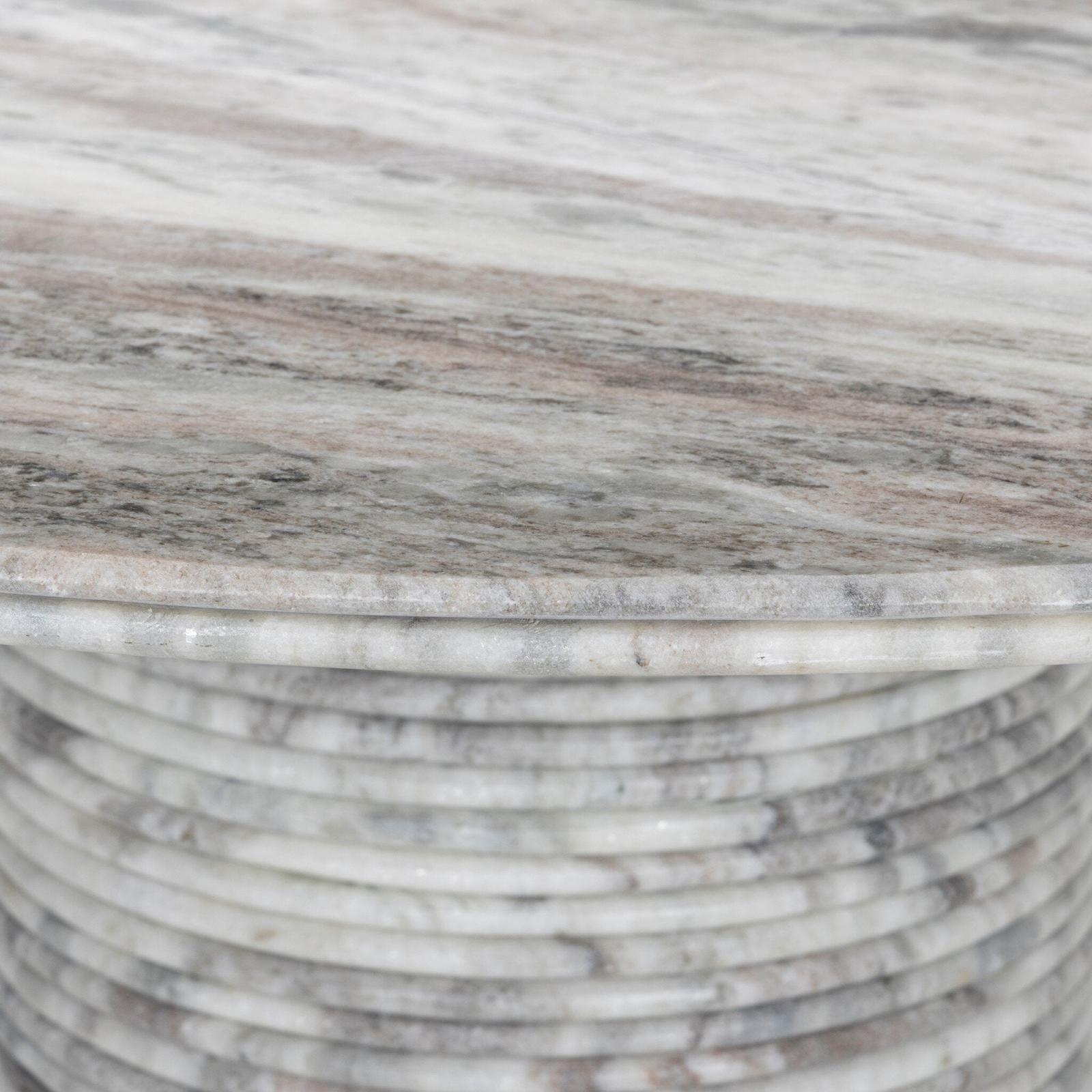 Reeves Dining Table - River Grey Marble