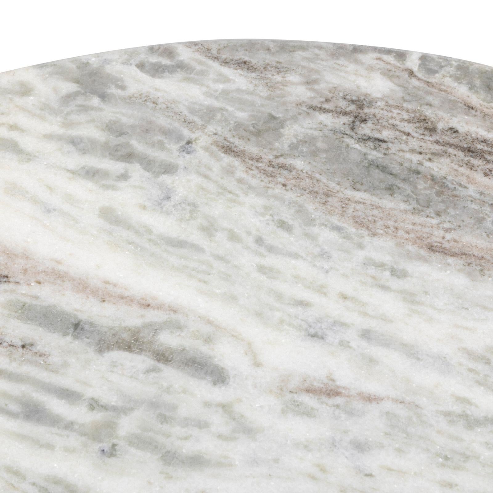 Reeves Dining Table - River Grey Marble