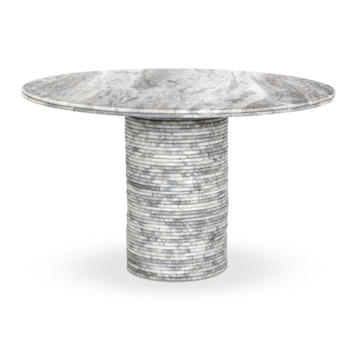 Reeves Dining Table - River Grey Marble