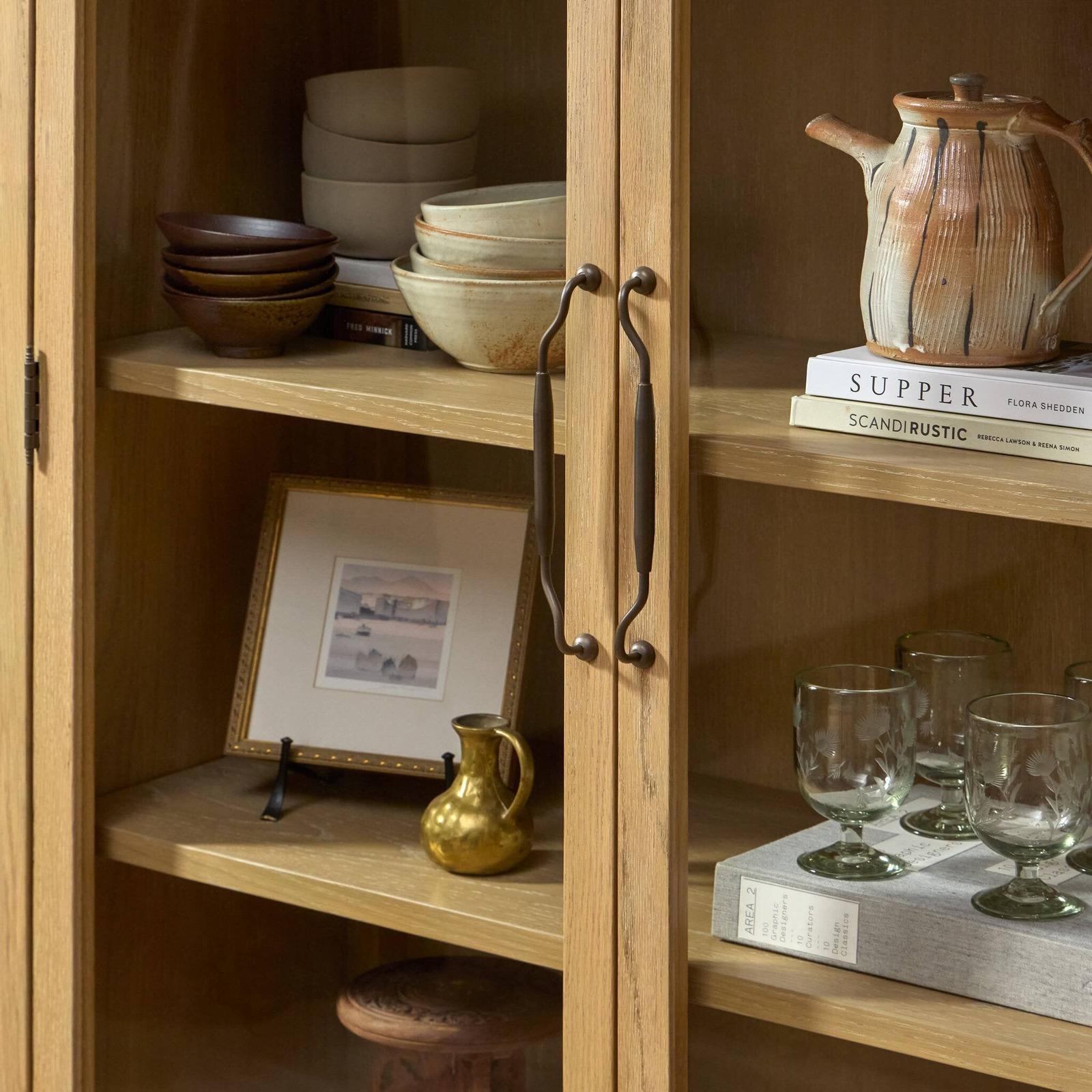 Gates Cabinet - Light Natural Oak Veneer