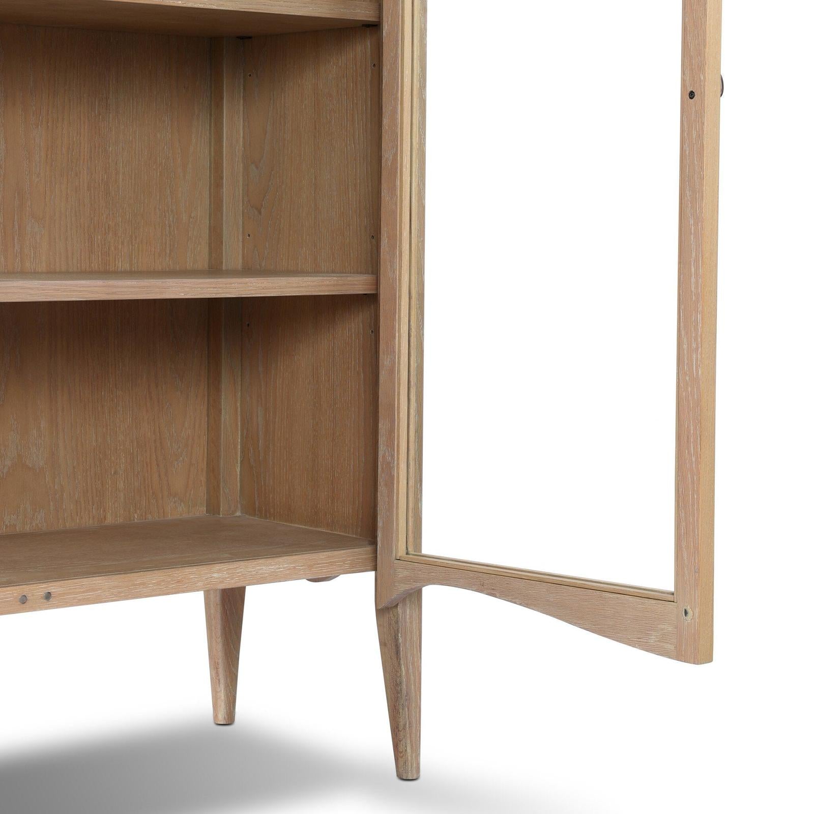 Gates Cabinet - Light Natural Oak Veneer
