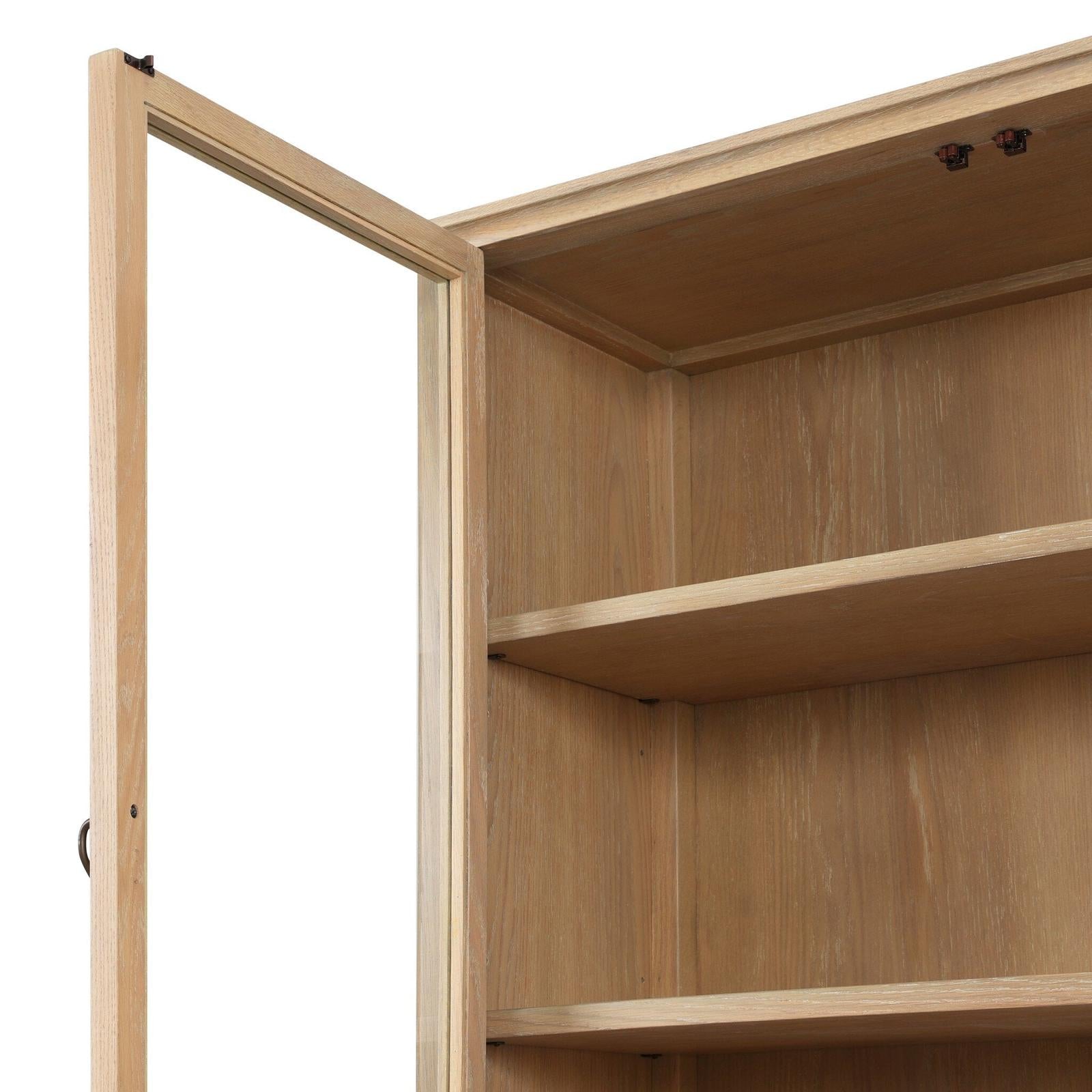 Gates Cabinet - Light Natural Oak Veneer