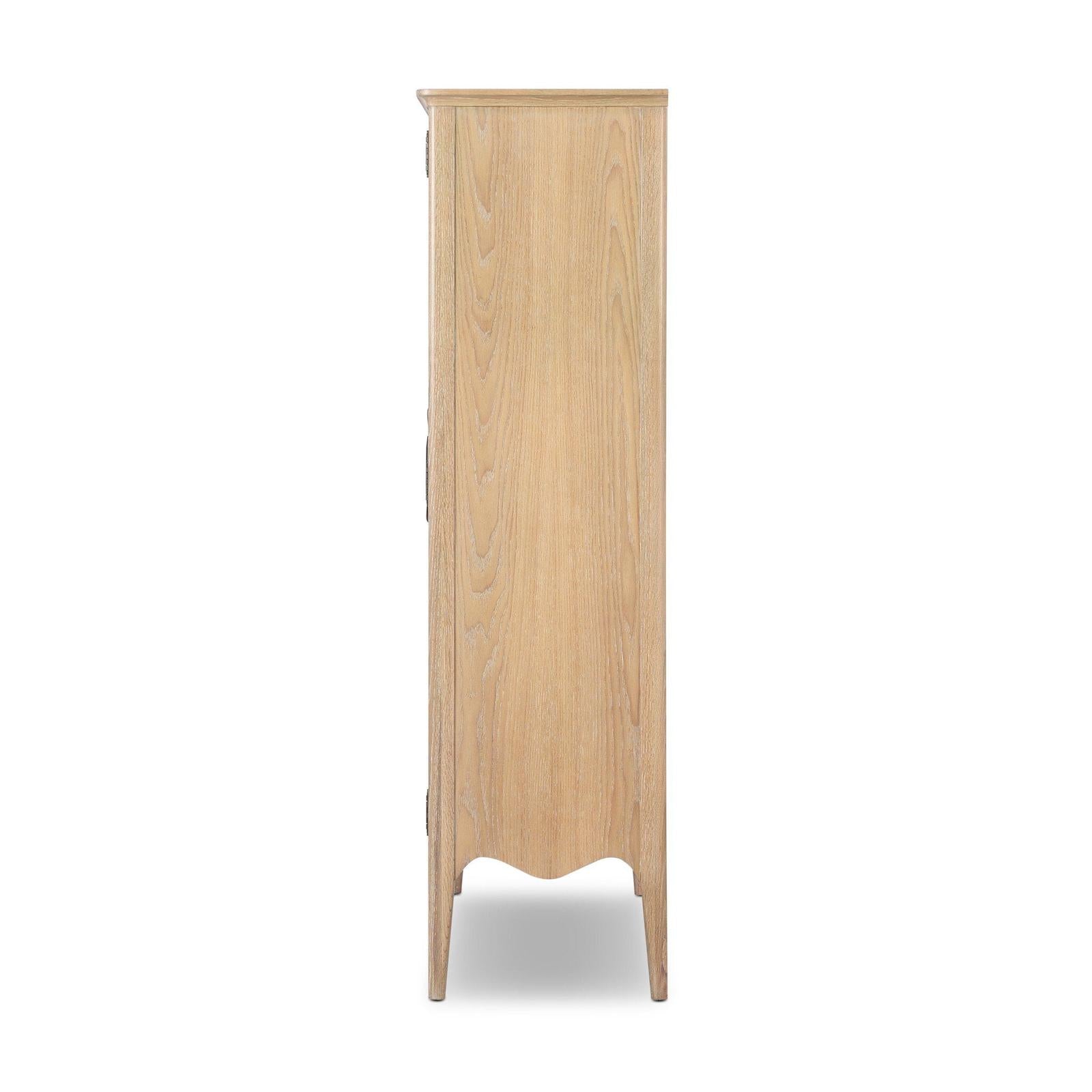 Gates Cabinet - Light Natural Oak Veneer