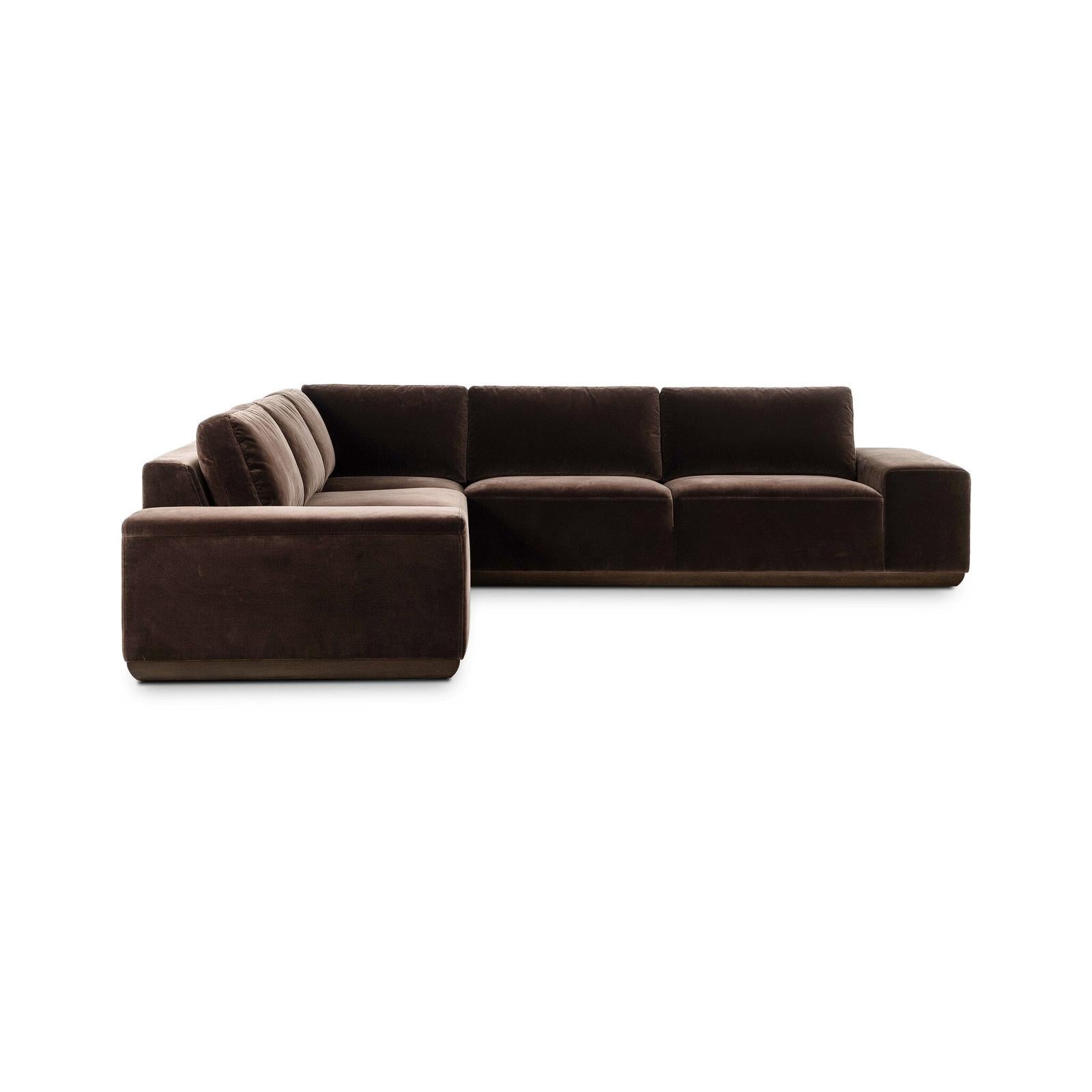 Isaiah 3-Piece Sectional - Surrey Cocoa