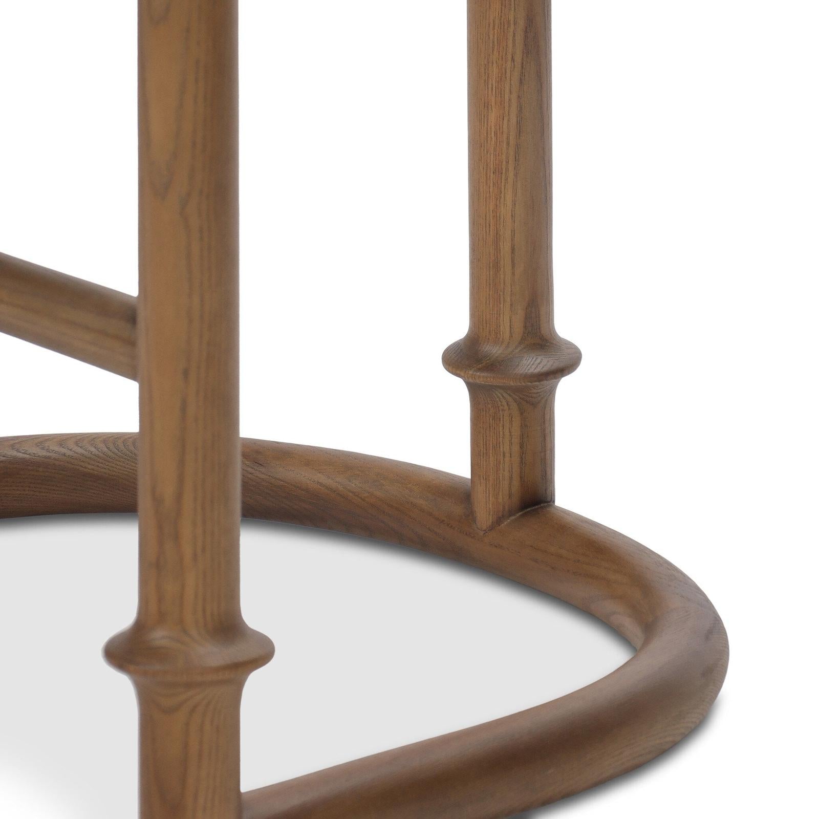 Royce Backless Stool - Charter Oatmeal