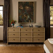 Analisa 9 Drawer Dresser - Sandy Oak