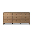 Analisa 9 Drawer Dresser - Sandy Oak