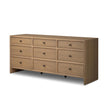 Analisa 9 Drawer Dresser - Sandy Oak