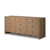 Analisa 9 Drawer Dresser - Sandy Oak