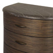 Tovae Nightstand - Honed Coffee Marble