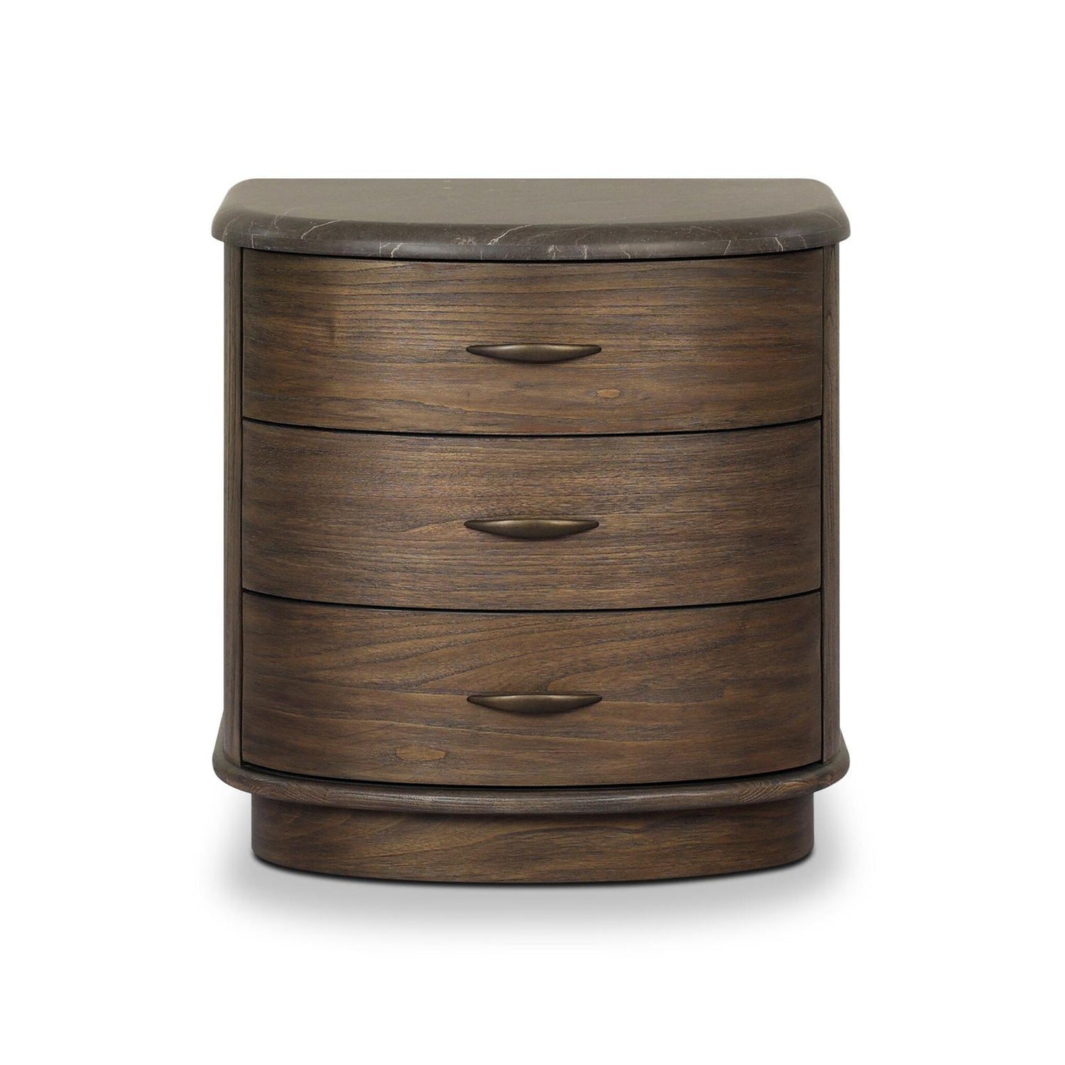 Tovae Nightstand - Honed Coffee Marble