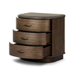Tovae Nightstand - Honed Coffee Marble