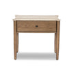Joah Nightstand - Antique White Marble