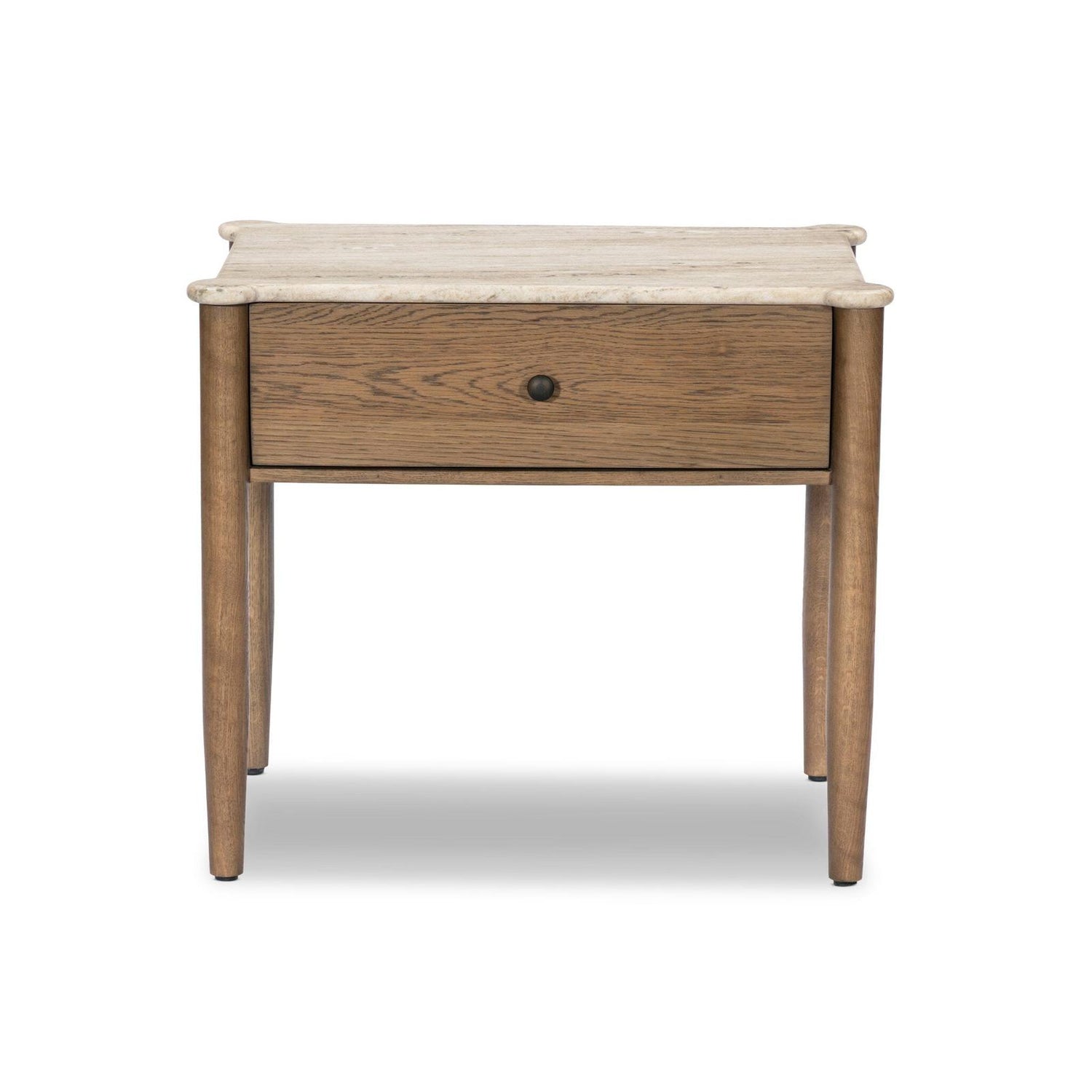 Joah Nightstand - Antique White Marble