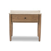 Joah Nightstand - Antique White Marble