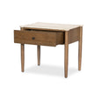 Joah Nightstand - Antique White Marble