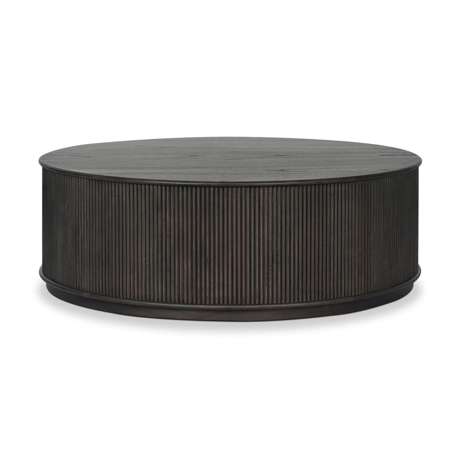 Four Hands Ona Smoked Black Mindi Veneer Coffee Table