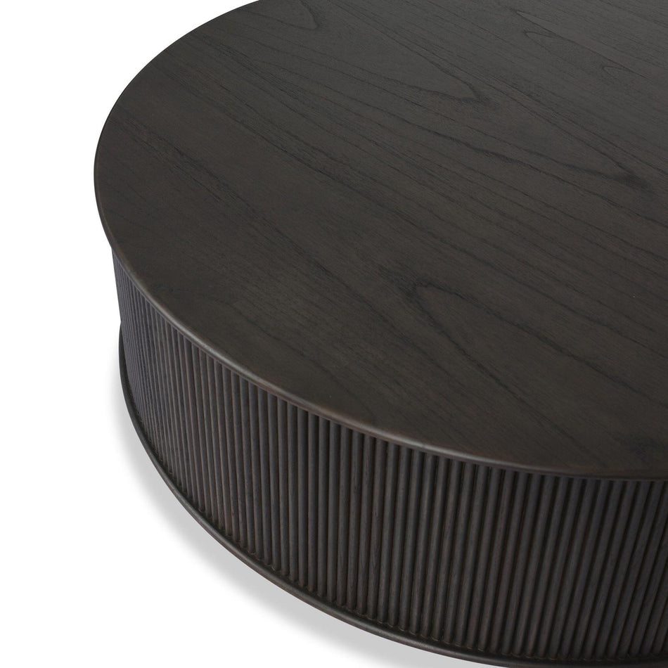Four Hands Ona Smoked Black Mindi Veneer Coffee Table