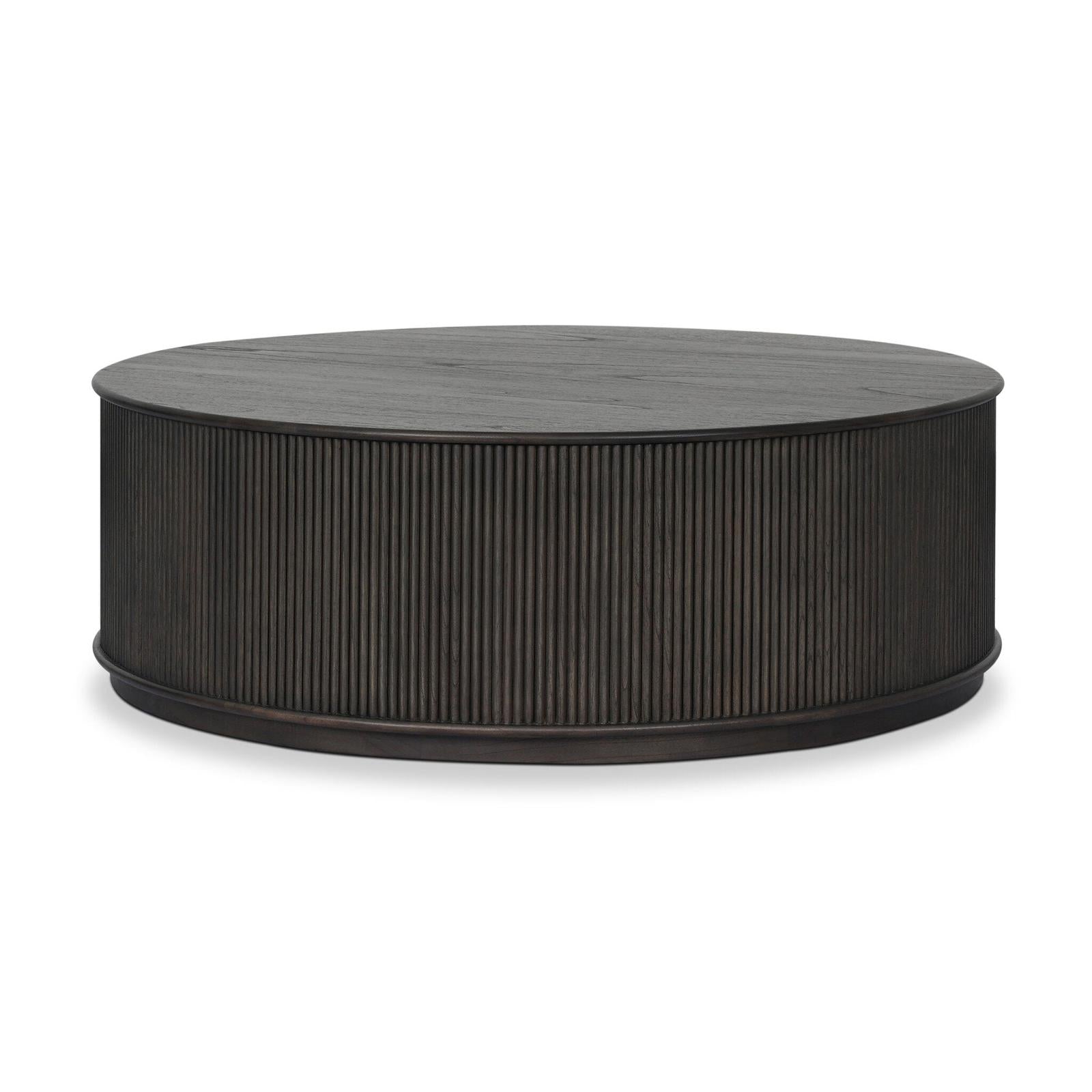 Four Hands Ona Smoked Black Mindi Veneer Coffee Table