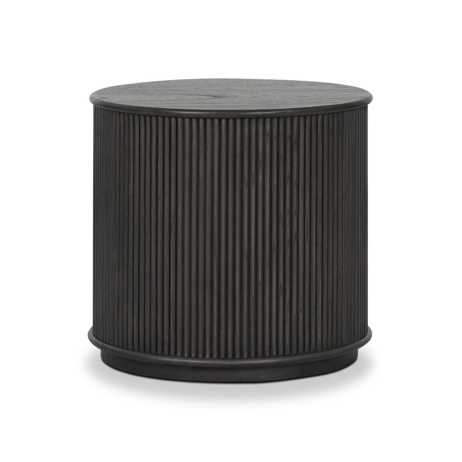 Four Hands Ona Smoked Black Mindi Veneer End Table