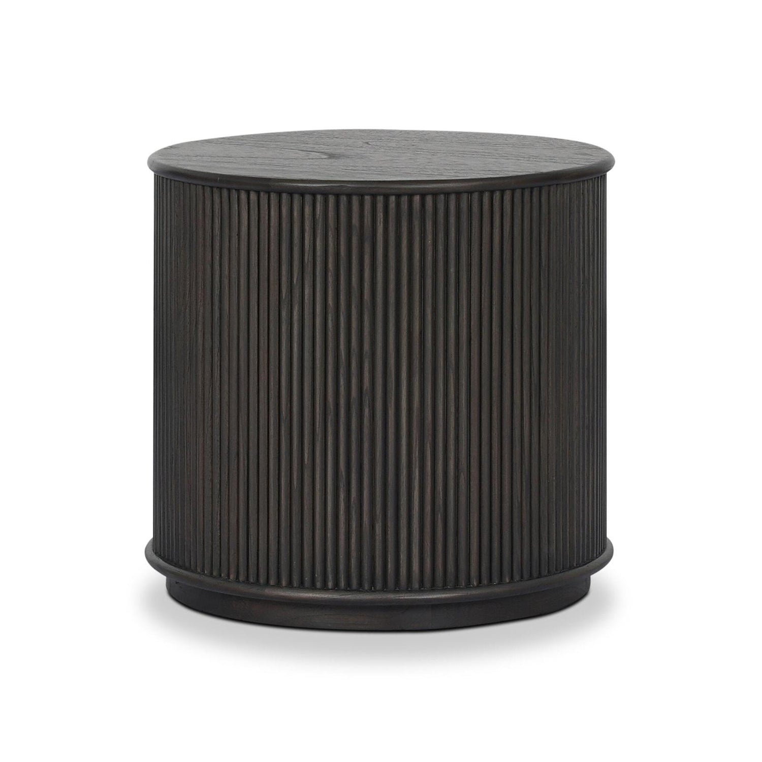 Four Hands Ona Smoked Black Mindi Veneer End Table