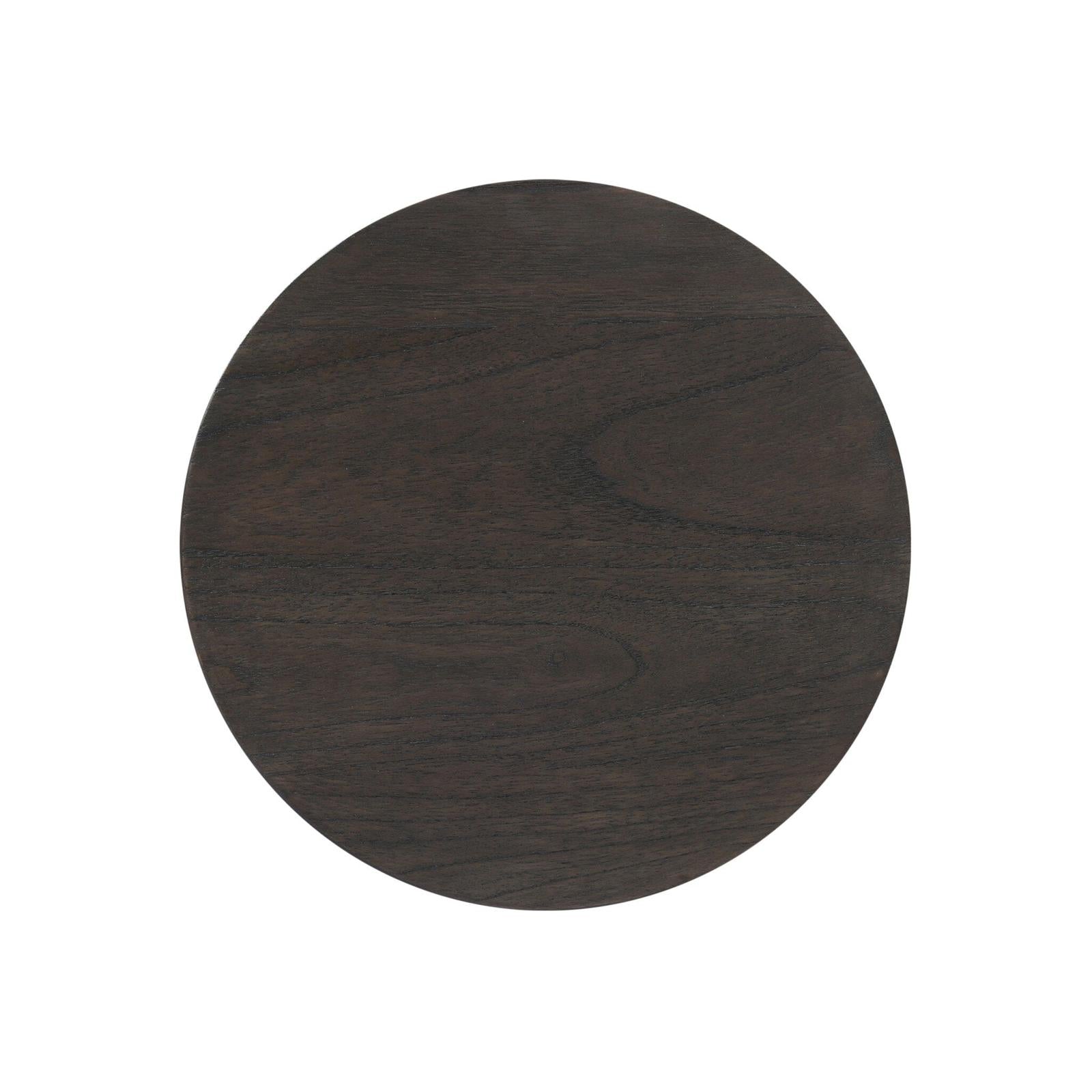 Four Hands Ona Smoked Black Mindi Veneer End Table