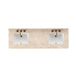 Four Hands Brookhurst Satin Drifted Oak Veneer Double Vanity