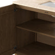 Four Hands Brookhurst Satin Drifted Oak Veneer Single Wide Vanity