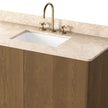 Four Hands Brookhurst Satin Drifted Oak Veneer Single Wide Vanity