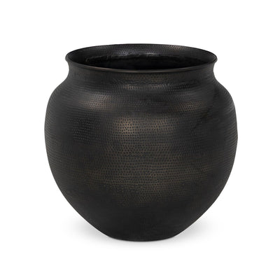 Kavya Planter - Hammered Antique Bronze