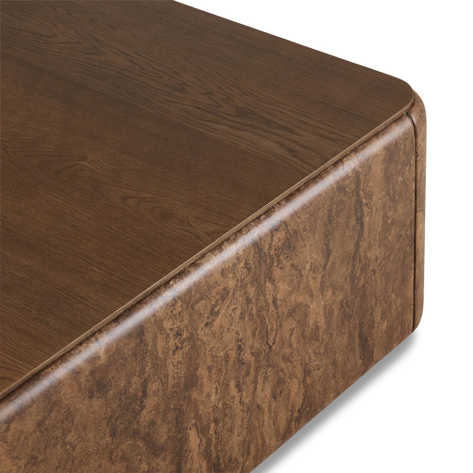 Four Hands Lola Chestnut Oak Veneer Coffee Table