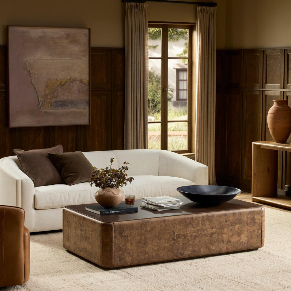Four Hands Lola Chestnut Oak Veneer Coffee Table