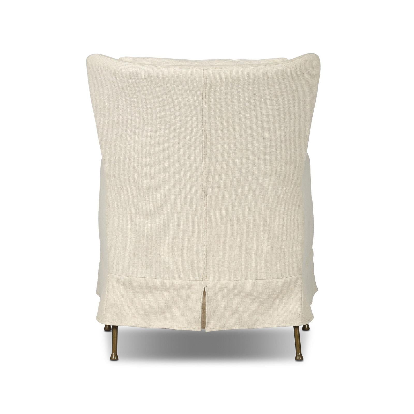 Jenaya Chair - Bergamo Parchment